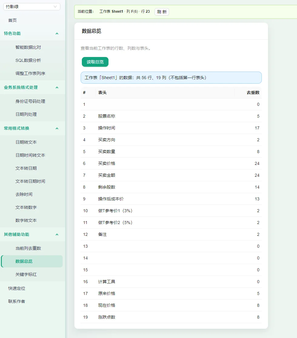 WPS 表格数据治理加载项：智能比对、SQL 连接与格式转换 截图 5