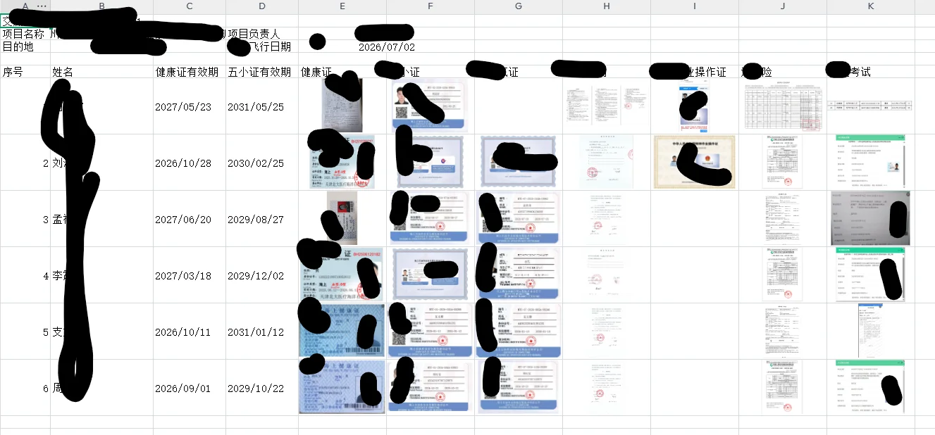 WPS多维表格图片导出：生成带图片附件的申请表 截图 2