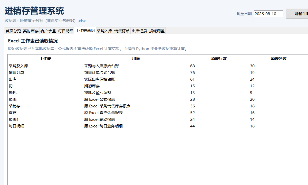 Python进销存系统：替代Excel手工台账 截图 10